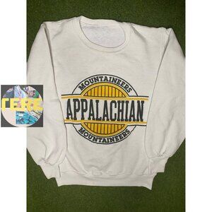App State Mountaineers College Shirt Sweatshirt Retro white retro tee y2k